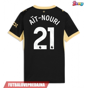 Lacne Ženy Futbalové dres Manchester City Rayan Ait-Nouri #21 2026-27 Krátky Rukáv - Preč